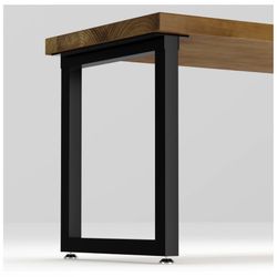 Metal Table Legs 28 Inch Heavy Duty Metal Desk Legs Industrial Black Table Legs, Furniture Legs