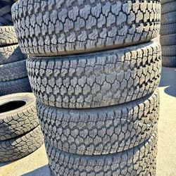 275 65 18 Goodyear Tires Con 80% De Vida Las 4tires ✅️📣📣