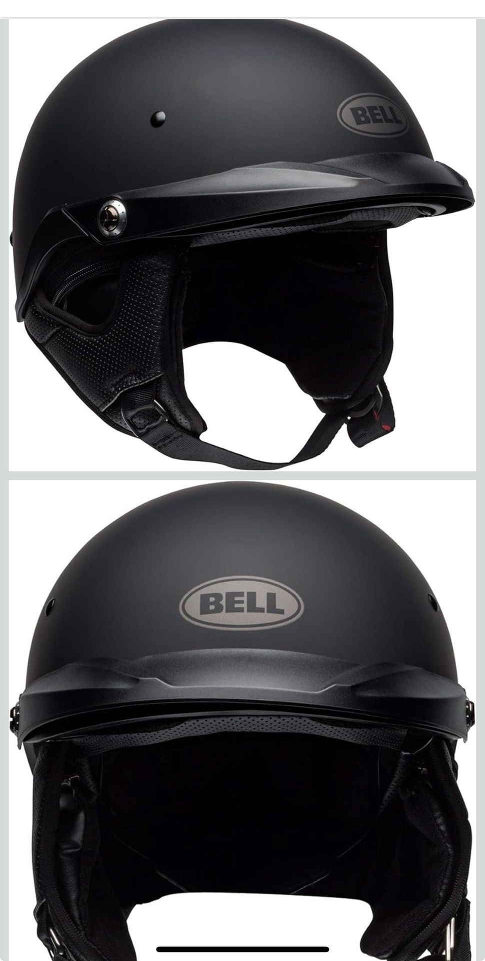 BELL Pit Boss Half Helmet (Matte Black - Large)