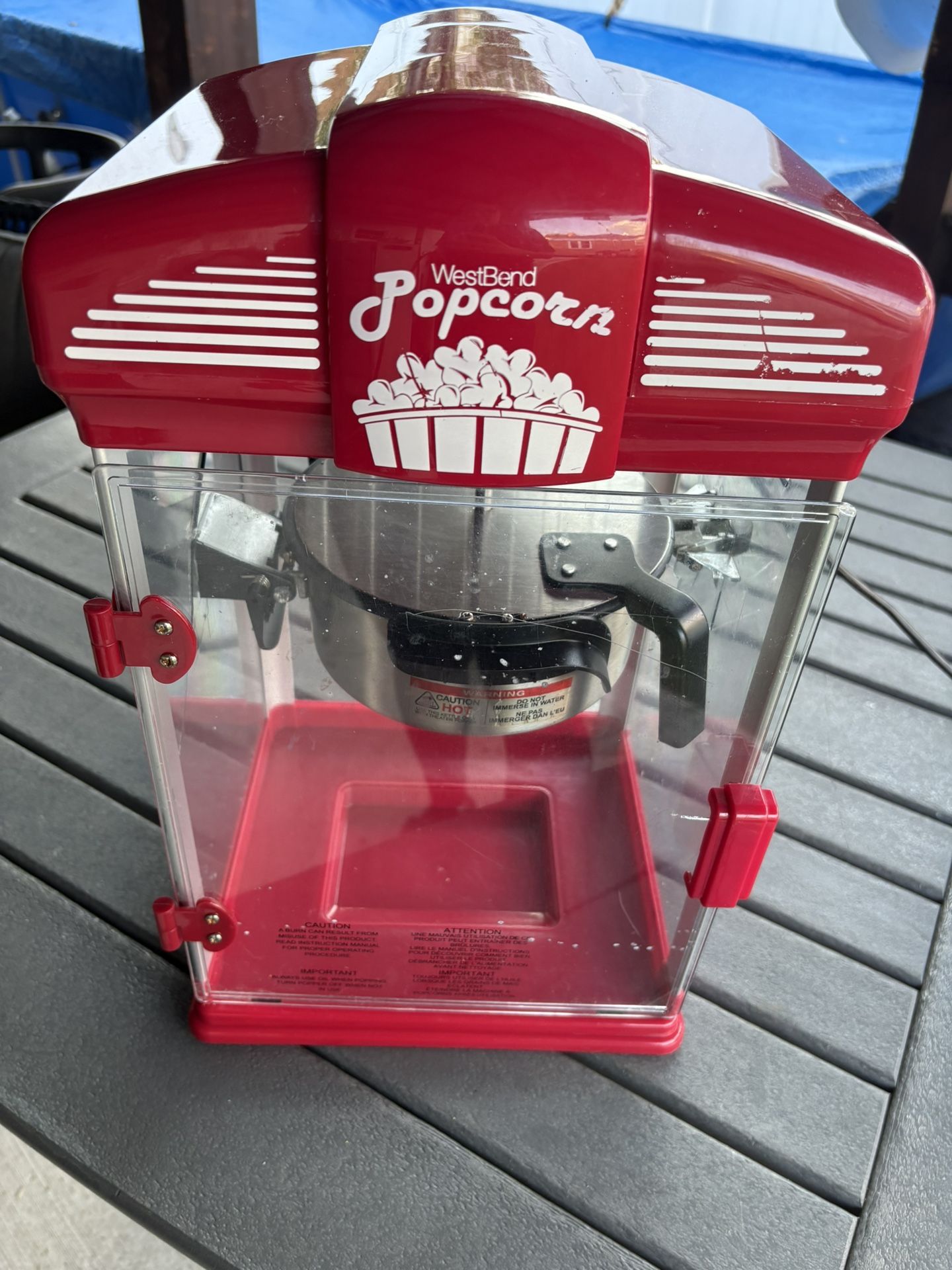 Table Top Popcorn Machine