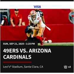 Falcons Game And Rams Game 49ers Season Tickets Games For Sale.  2025 Schedule. 2-3 Seats Available NFL Games. Levi’s Stadium
