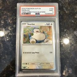 Snorlax Cosmos Holo 122 PSA 9 MINT Pokemon Promo TWM Blister