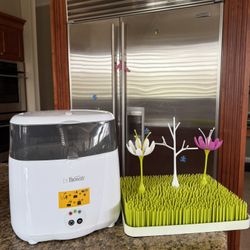 Baby Bottle Sterilizer and Bottle Drying Rack