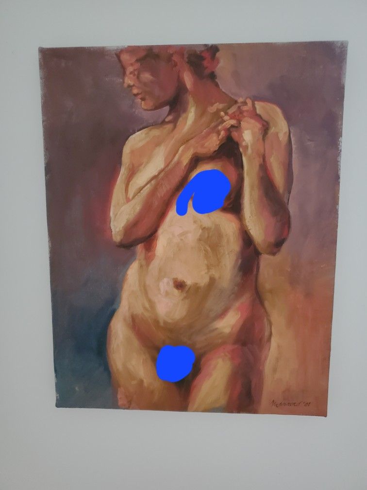 Original Signed Painting On Canvas