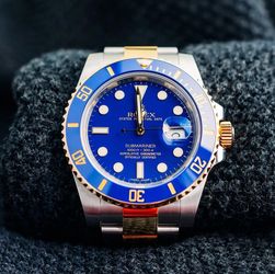 2011 Rolex submariner Bluey two tone gold stainless steel