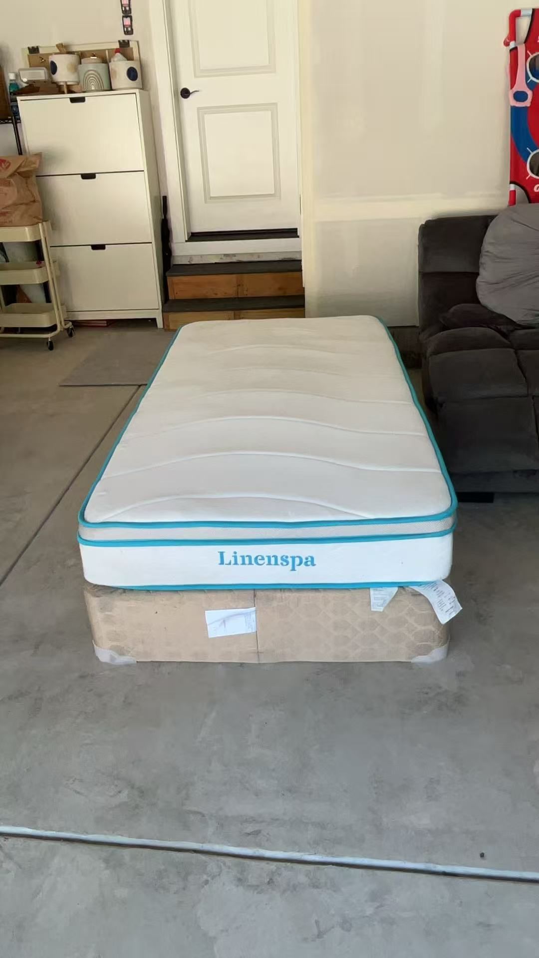 Twin Linespa Pillow Top Mattress With Box Spring