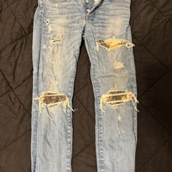 Amiri Jeans and Amiri Shirt sz(M) sz(33)