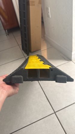 Rubber cable ramp cord cover