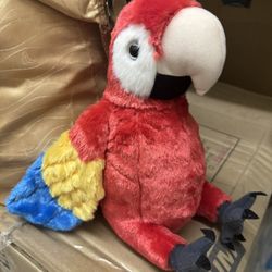 parrot toy plush