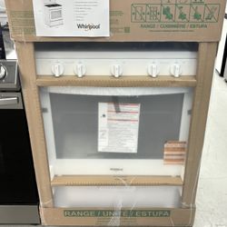 Whirlpool 30 in. 5-Burner Freestanding Gas Range in White🔥