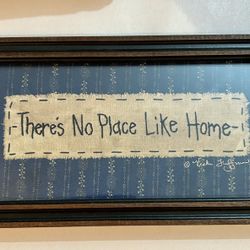 Wood Framed Art With Glass Front