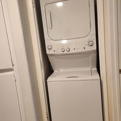 GE Washer And Gas Dryer. Excellent Condition. 27" Wide.  Just Over 2 Years  Old