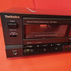 Technics RS-TR355 Cassette Deck. Missing Power Cord. AS IS. All sales final. Cash Only. $80.