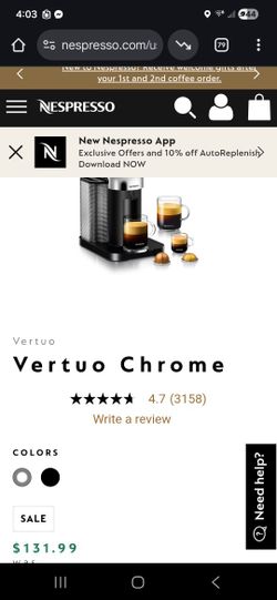 Nespresso Vertuo Breville Expresso Machine