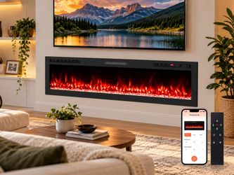 Brand New 68" Electric Fireplace - $439 on Amazon, Selling for $200!