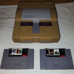 Super Nintendo Console And Games Snes