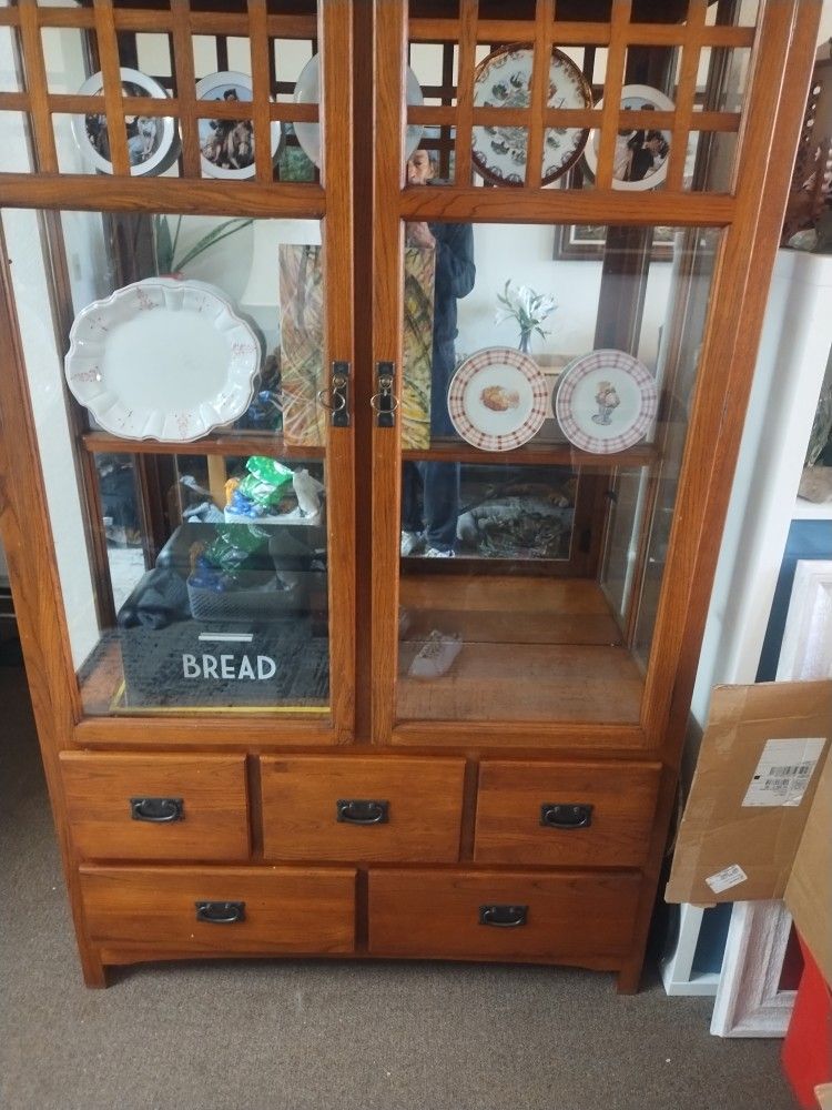 China Hutch Everything In it