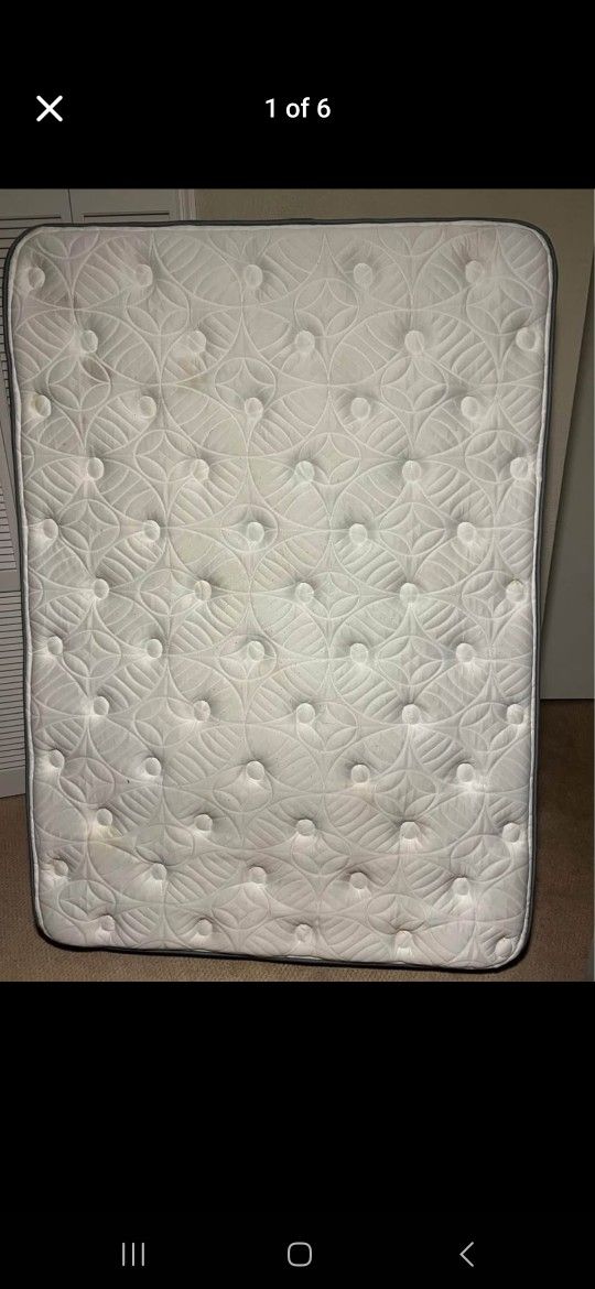 ‼️ JUNETEENTH SALE ‼️ - Corsicana Bedding FULL Mattress { WHITE }