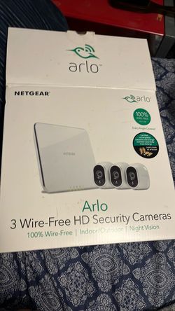 Arlo 3 wire free security cameras