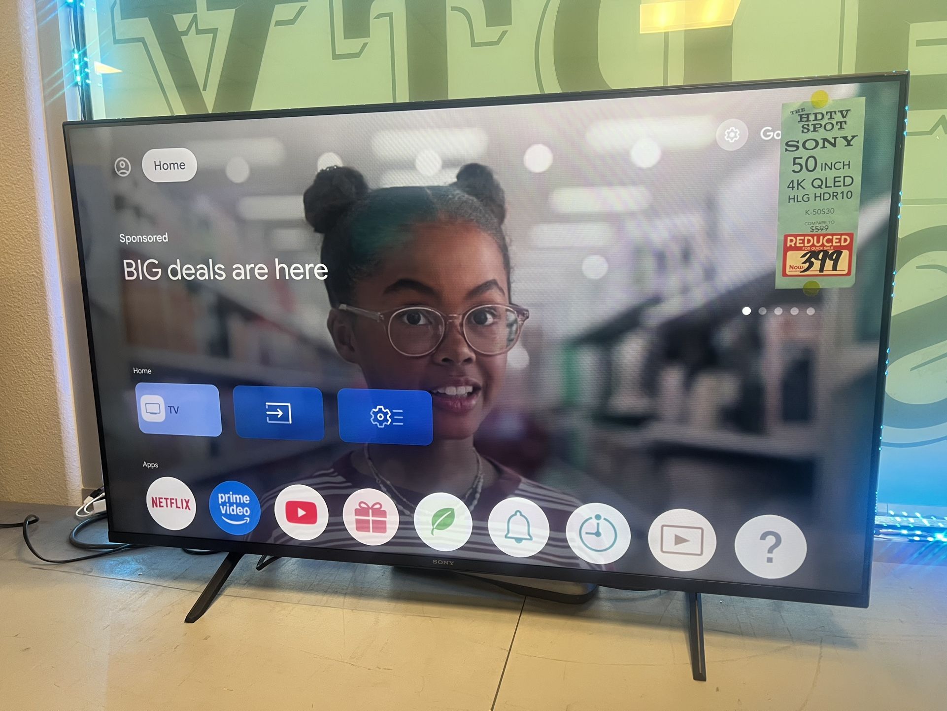 Sony 50” Class BRAVIA 3 LED 4K HDR Smart Google TV k50s30