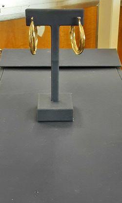 Hoop Earrings - Yellow Gold 14k (.585) 5.4 grams