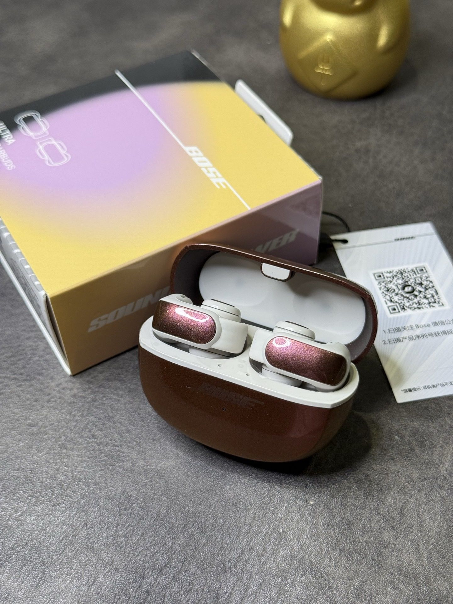 Bose Ultra Open Earbuds Deep Plum