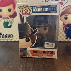 Doctor Who FOURTH DOCTOR Funko # 232 Barnes & Noble Exclusive