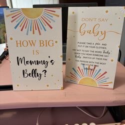 Baby shower games