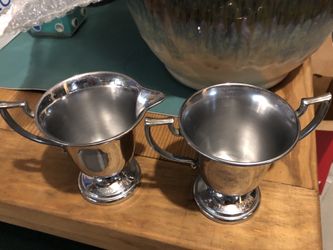 Faberware Creamer And Sugar Bowl