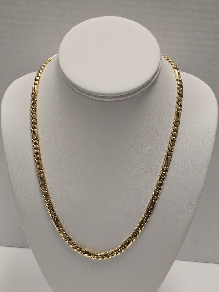 14kt Yellow Gold Chain (20 Inches, 5.7mm,62.8 Grams) 