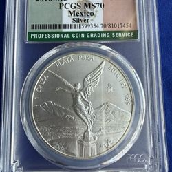 2016-Mo 1oz PCGS MS70 MEXICO LIBERTAD SILVER COIN 