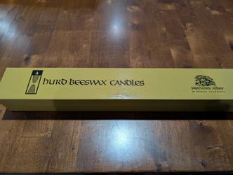 Hurd Beeswax Textured Taper Candles Freemark Abbey St. Helena California