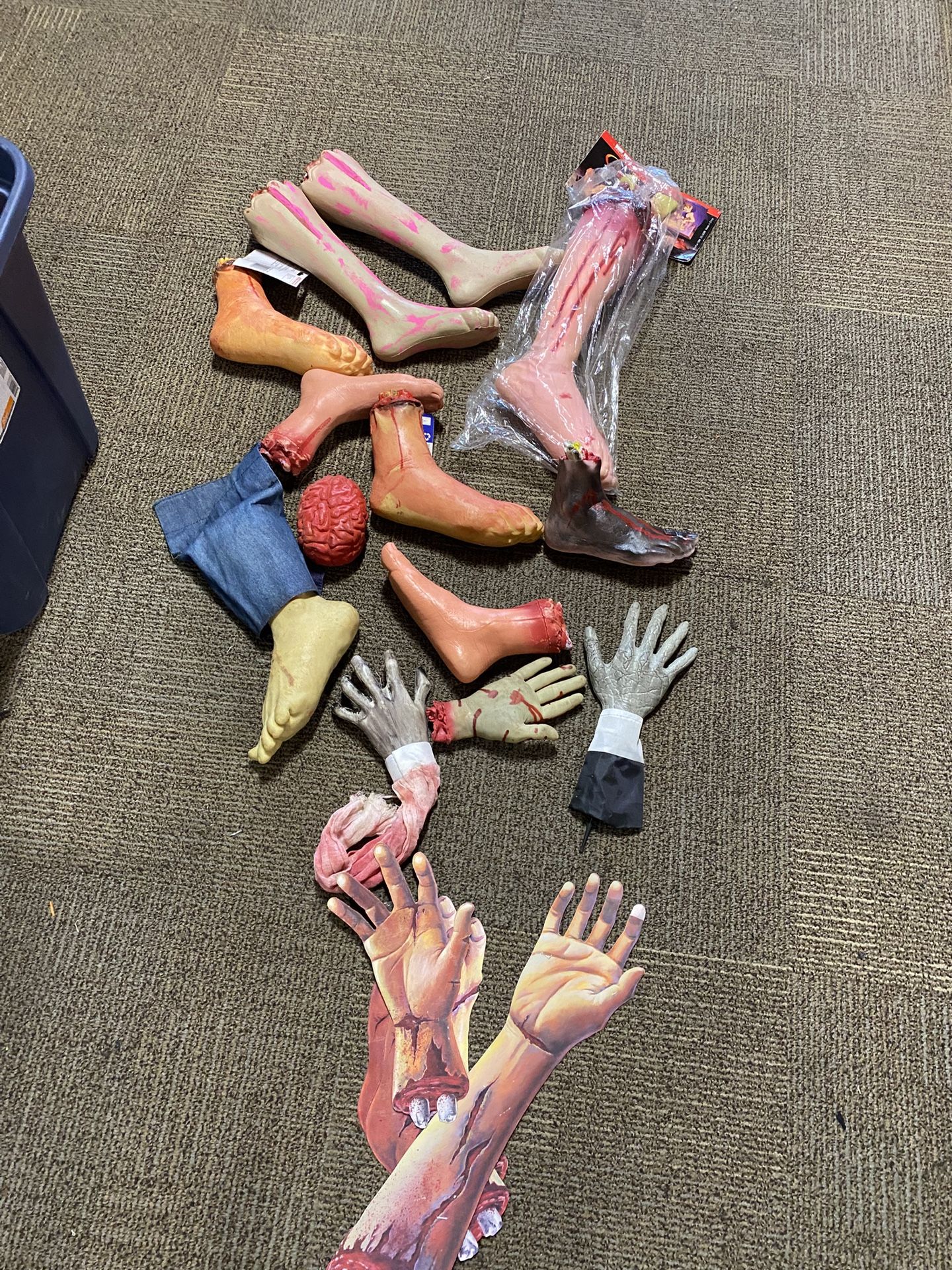 Halloween Huge Lot Of Body Parts. All For $25! Reseda, Ca