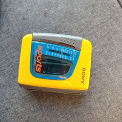 Sony Walkman Sport Cassette Player & Radio Am FM $100