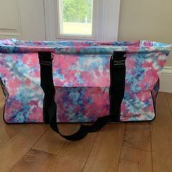 California Dreamin Xl Open Top Collapsible Tote NWT