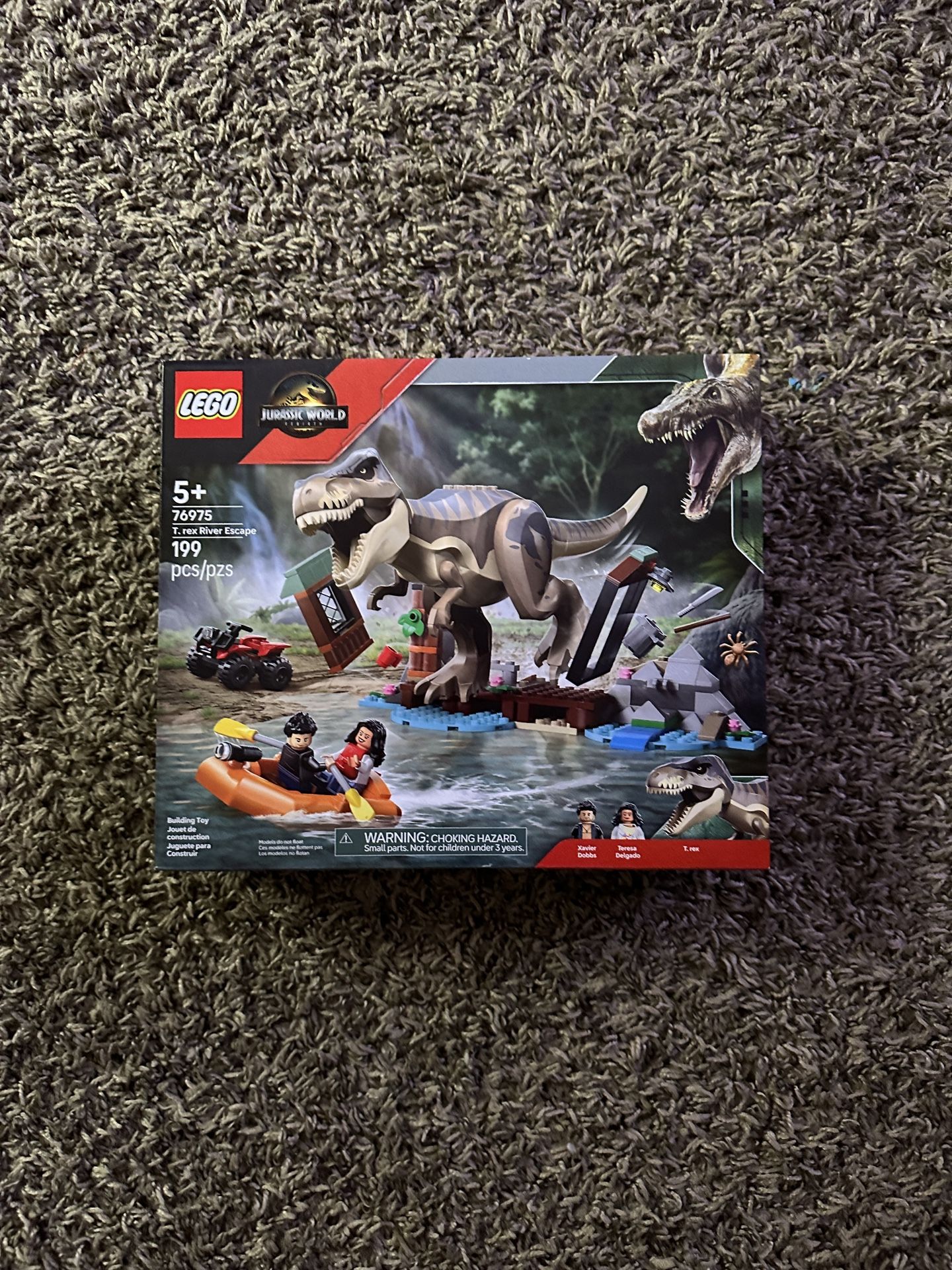 Lego Jurassic World T. rex River Escape