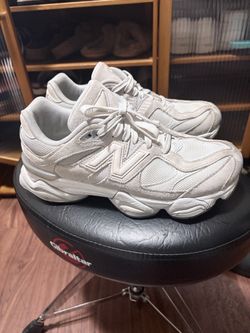 New Balance 9060 All White Sneakers size 7 men