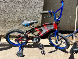 Spider-Man 16” Kids Bike with Training Wheels