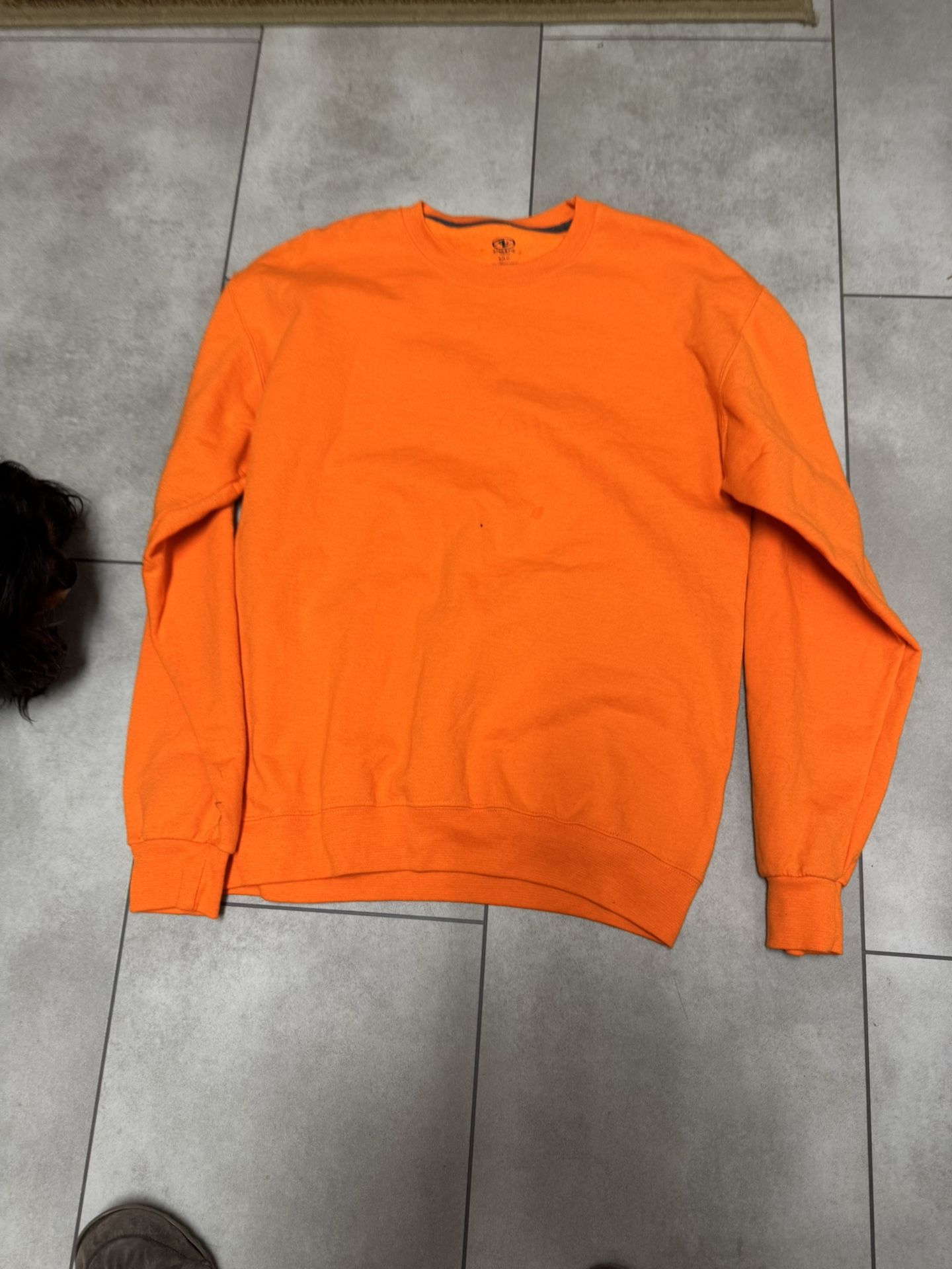 Hi viz orange sweatshirt size medium 38-40