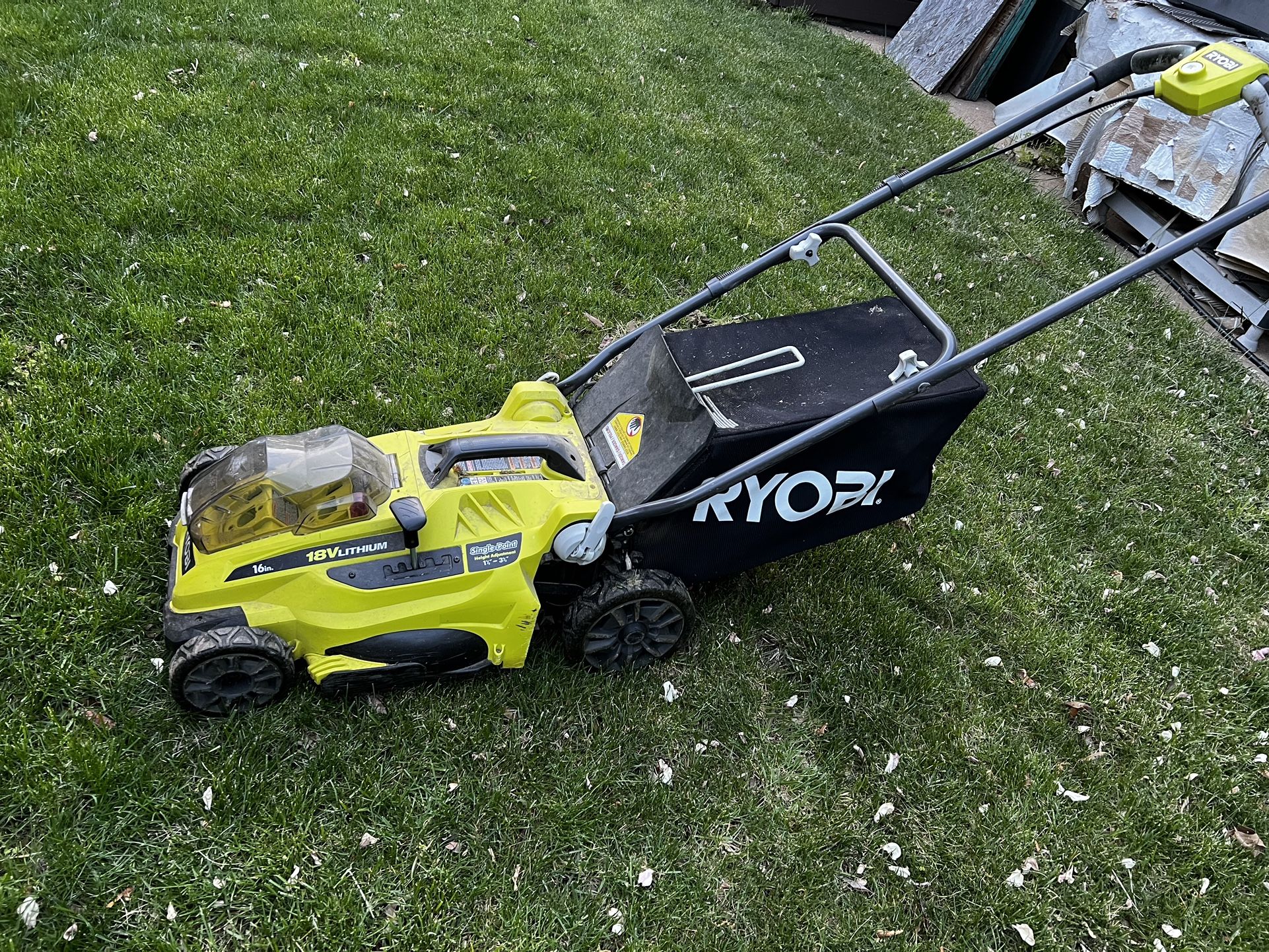 Ryobi 18v Lawn Mower 16in