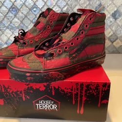 A Nightmare On Elm Street Vans Size 6.5 Women