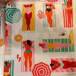 Girl's Trip Cheaper than Therapy Toiletry/ Make Up Bag Zipper with Snap Strap