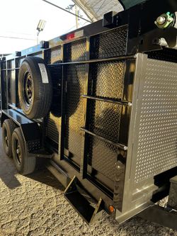 Heavy Duty 14ft Dump Trailer! 