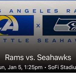 Rams Vs Seahawks