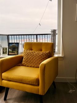 FREE Vibrant Yellow Accent Chair