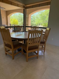 Set of 6 Custom-Made Dining Chairs