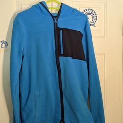 Blue Fleece Hoodie 