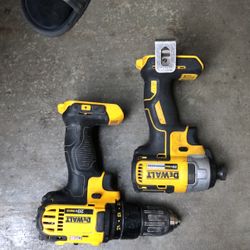 Dewalt 20 V Max Impact + Drill Tools Only