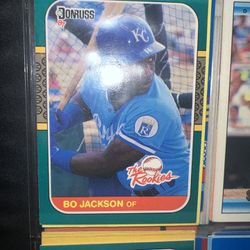 Bo Jackson Rookie Baseball Card 87’