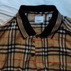 Burberry long sleeve men's shirt
